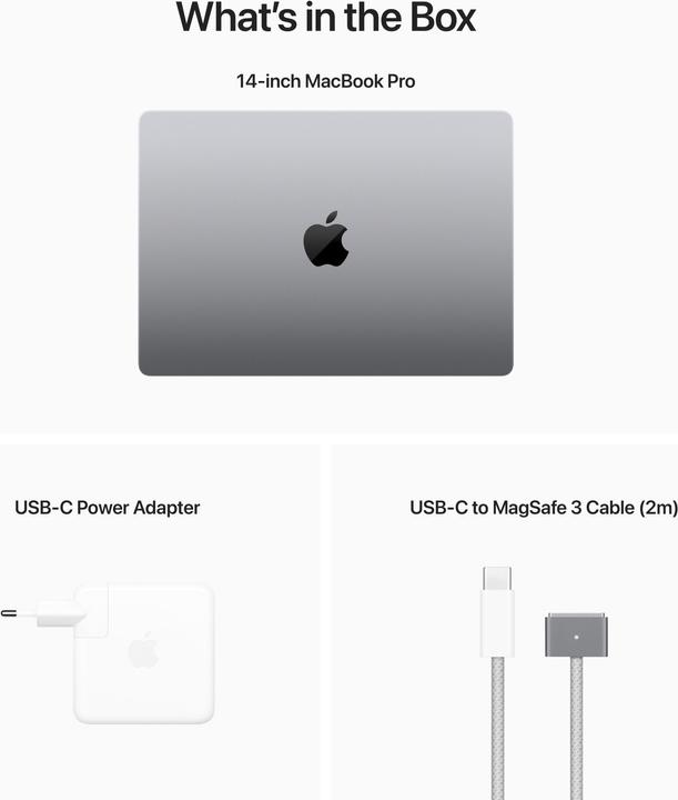Produktbild Apple MacBook Pro – 2023 (14", M2 Pro, 16 GB, 512 GB, CH)