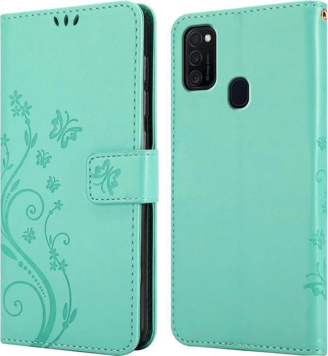 Productafbeelding Cadorabo Bloemen Boekomslag (Samsung Galaxy M21)