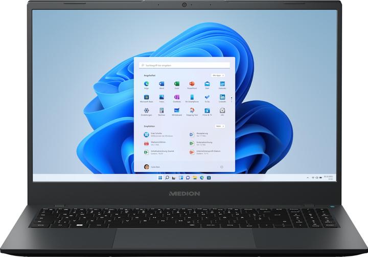 Medion Akoya E15413 - Ordinateur portable - Windows 11 Home - 15.6 inch (15.60", Intel Core i7-1255U, 16 Go, 1000 Go)