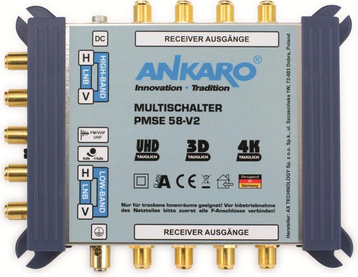 Produktbild Ankaro SAT-Multischalter PMSE 58-V2 5/8 (Multischalter)