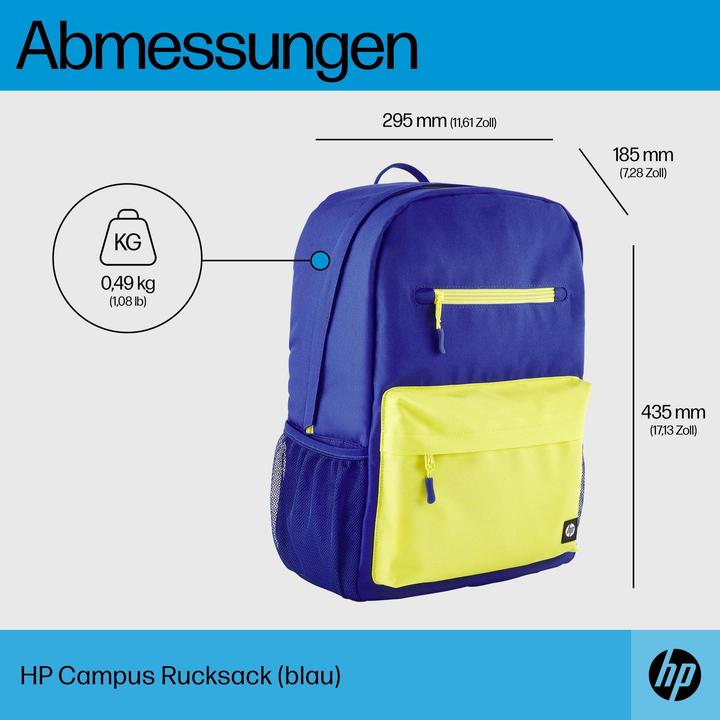 Produktbild HP Campus Blue Backpack (P) (17 l)