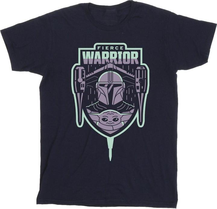 Produktbild Star Wars The Mandalorian Fierce Warrior Patch TShirt (3XL)