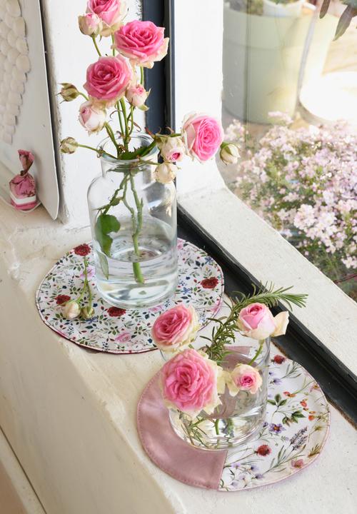Immagine prodotto Westfalenstoffe Tessuto in cotone Florence "Roses", L 150 cm, al metro