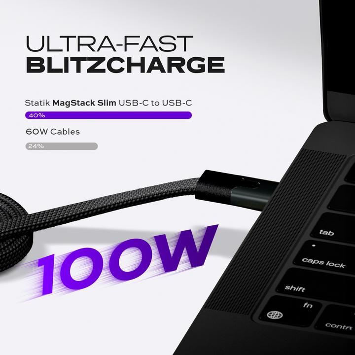 Actual product image Statik MagStack Slim Pro USB-C zu C Kabel (1 m)