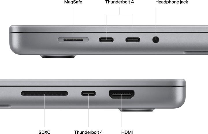 Produktbild Apple MacBook Pro – 2023 (16", M2 Pro, 16 GB, 1000 GB, CH)