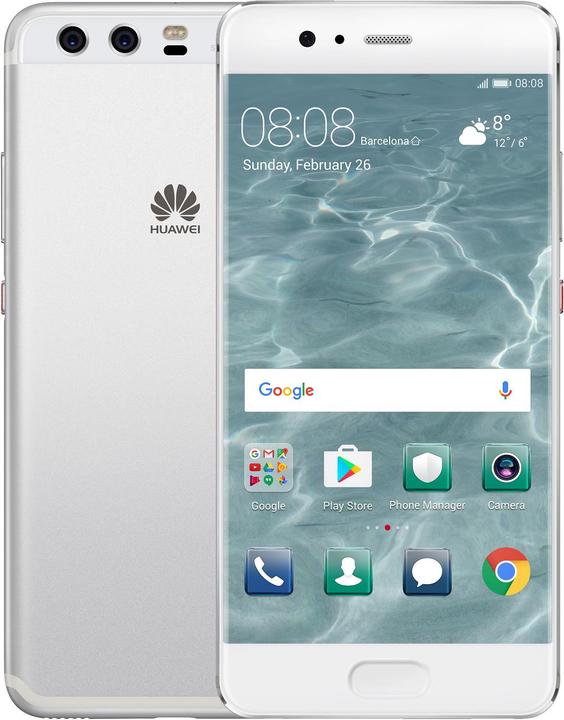 Huawei P10 Plus (128 GB, Mystic Silver, 5.50", Single SIM, 20 Mpx, 4G)