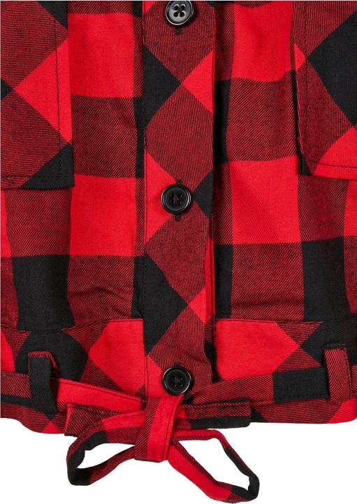 Actual product image Urban Classics Ladies Short Oversized Check Shirt (4XL)