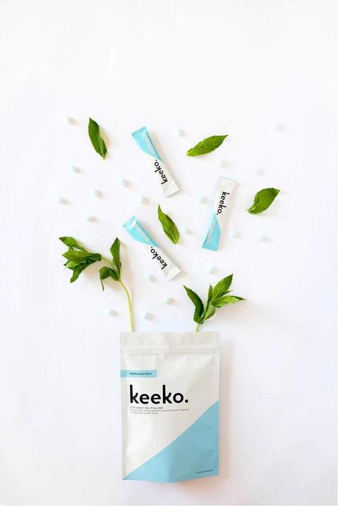 Produktbild Keeko. Morning Mint Mundziehöl-Sachets