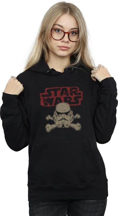 Immagine prodotto Star Wars Stormtrooper Skull Logo Felpa con Cappuccio Donna (S)