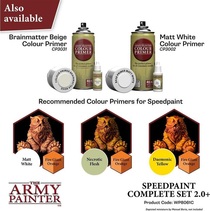 Image du produit The Army Painter Kit complet Speedpaint 2.0 (Pink, Rouge, Bronze, Argent, Bleu, Marron, Noir, Jaune, Or, Violet, Substance : liquide, Gris, Vert, 1620 ml)
