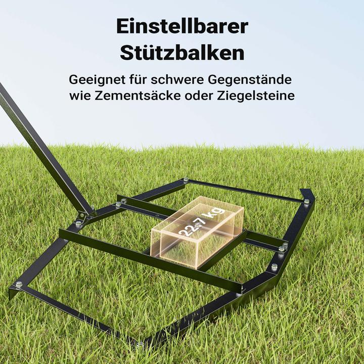 Produktbild Wiltec Schleppegge 172x9cm Wiesenegge Wiesenschleppe Rasentraktor Feldegge