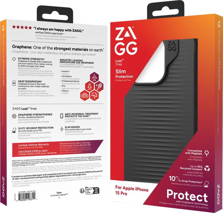 Produktbild Zagg Cases Luxe Snap PCR (Apple iPhone 15 Pro)
