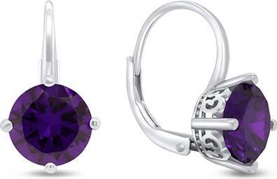 Immagine prodotto Brilio Argento - Orecchini in argento con zirconi viola EA302WAM