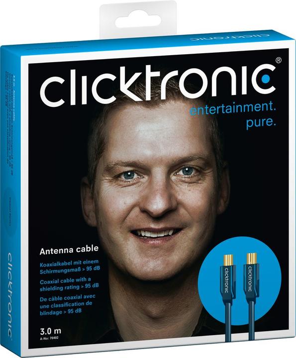 Actual product image clicktronic Antenna cable (95 dB, Antenna cable)
