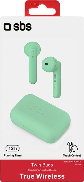 Immagine prodotto SBS Twin Buds TWS True Wireless Earphones azzurro (2.50 h, Senza fili)