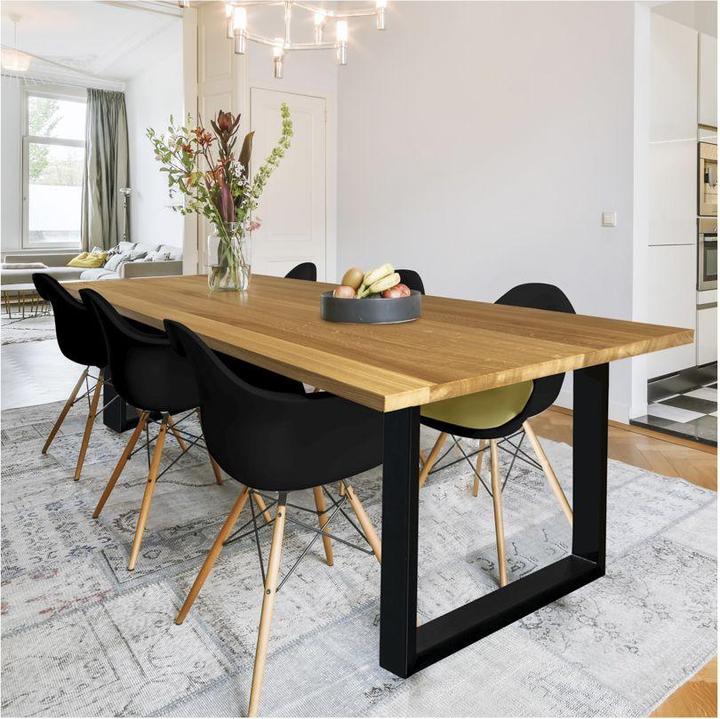 Produktbild Contini Esstisch Säntis Eiche massiv 200 x 90 x 75 cm (200 x 90 x 75 cm)