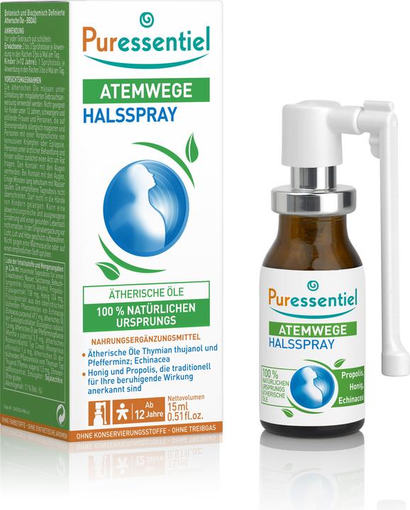 Actual product image Puressentiel Halsspray Atemwege (1 Piece, Spray, 275 g)