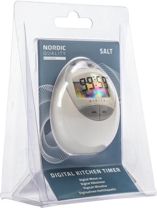 Image du produit Nordic Quality Salt Minuteur de cuisine numérique - Blanc