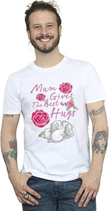 Actual product image Disney Mens Lady And The Tramp Mum Hugs T-Shirt (S)