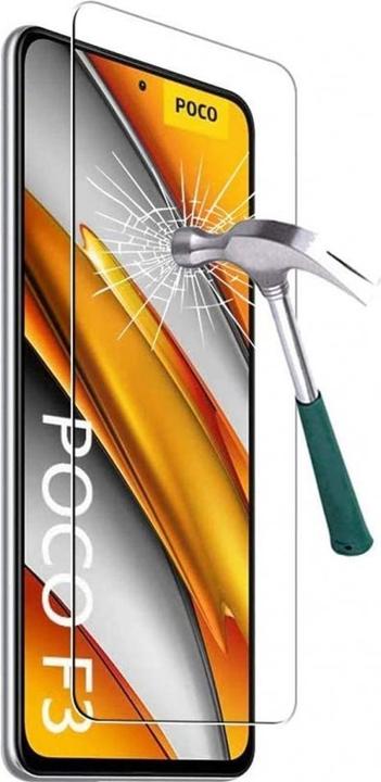 Immagine prodotto Screenguard Xiaomi Poco F3 Pellicola protettiva in vetro Custodia Design amichevole (1 Pezzo/i, Xiaomi Poco F3)