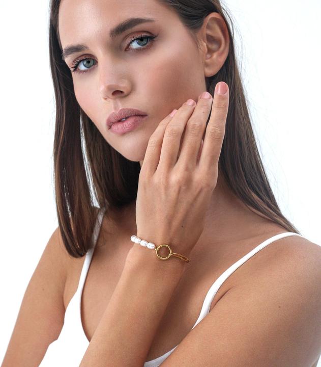 Immagine prodotto Sensora Jewelry Bracciale con maglie di perle (Acciaio inossidabile)
