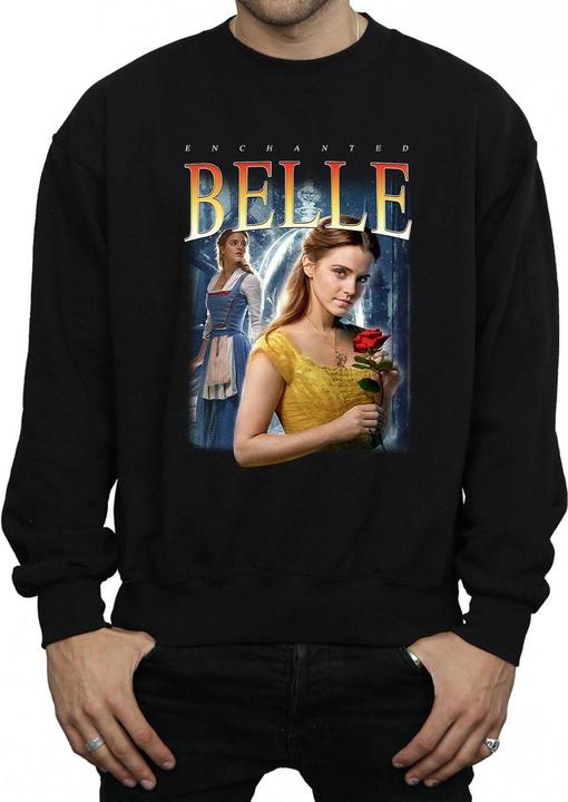 Actual product image Disney Mens Beauty And The Beast Belle Montage Sweatshirt (M)