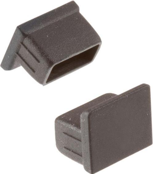 Produktbild RND Components Schutzhülle für RJ-45-Steckverbinder, Schwarz, Packung à 50 Stück