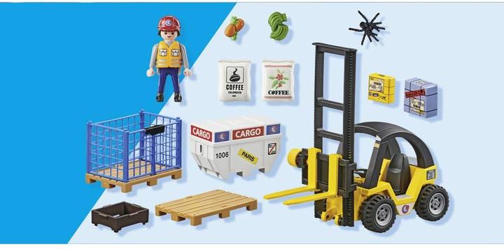 Actual product image Playmobil 71528 Forklift truck with freight (71528, Playmobil My Life)