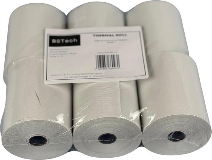 Immagine prodotto Bestpak BSTech rotolo di carta per registratori di cassa 80x60m 6 pezzi