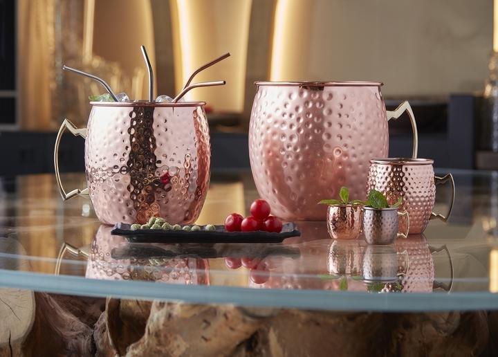 Immagine prodotto Paderno Utensili da bar Shaker calabrese oro 0,9 litri (Shaker da cocktail)