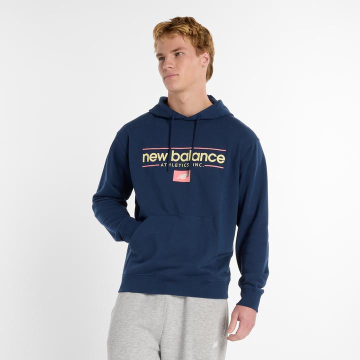 Actual product image New Balance Relaxed Linear Athletics Hoodie (S)