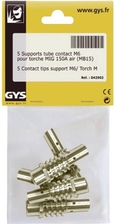 Image du produit GYS Support de tube de contact M6, 5 pcs