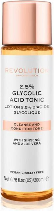 Image du produit Revolution Skincare Tonique à l'acide glycolique - Skin Tonic 2.5% - 200ml (Lotion tonique, 200 ml)