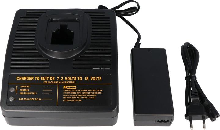 Image du produit AccuCell Chargeur universel adapté à Dewalt Elu 7,2-18V