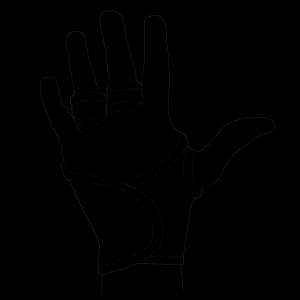 Actual product image Leone Weight gloves 0.5kg AT860