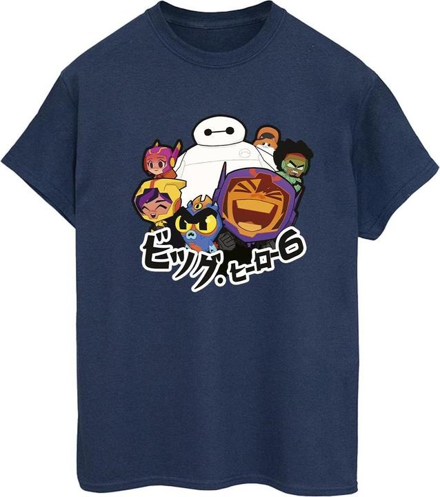 Image du produit Disney - T-shirt BIG HERO BAYMAX GROUP MANGA - Femme (S)