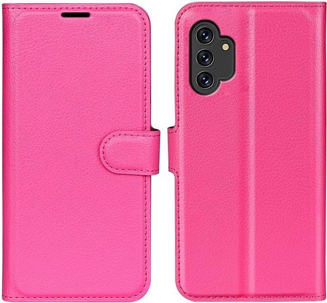Actual product image MU Classic Litchi Leather Bookcover Series (Samsung Galaxy A13)
