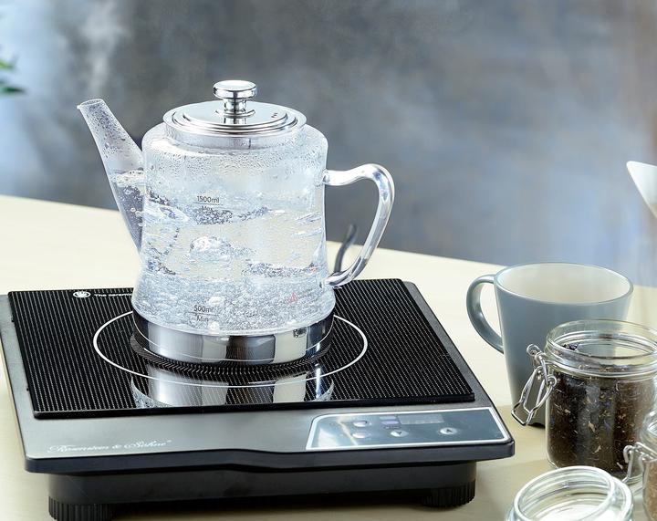 Actual product image Rosenstein & Söhne 2in1 Glass Tea Maker & Teapot (1.50 l)