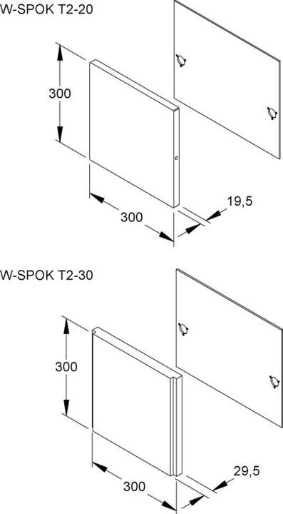 Produktbild Niedax Scherplatten (30 cm)