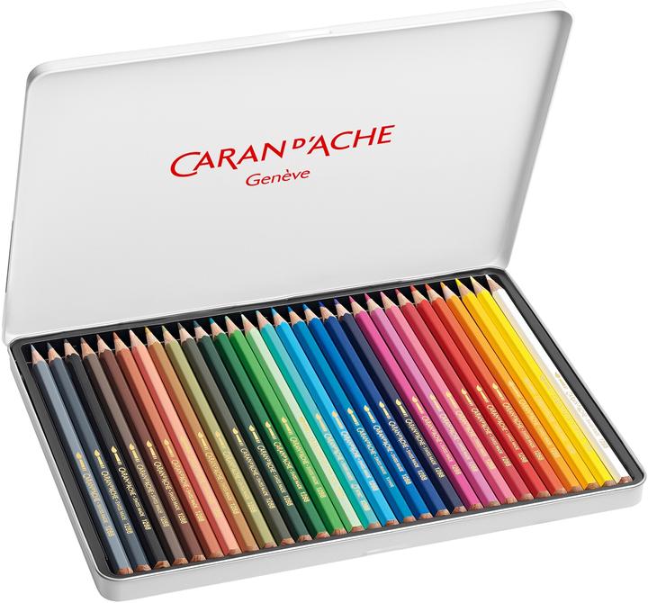 Immagine prodotto Caran d'Ache Fancolor Farbstifte Metallschachtel (Multicolore, 30 x)