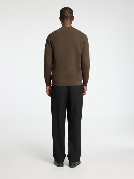 Actual product image Selected Homme 100% cotton jumper with round neckline (M)