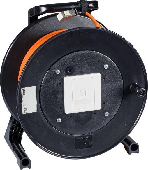 Tecline Cavo di prolunga Cat 6, S-STP, su tamburo per cavi, 90 m Per l'uso mobile, come ad esempio per (S/FTP, CAT6a, 90 m)