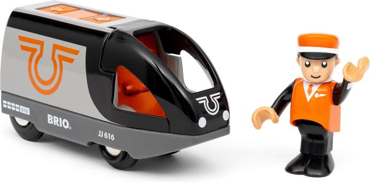 Image du produit Brio Train de voyageurs orange et noir 63604700
