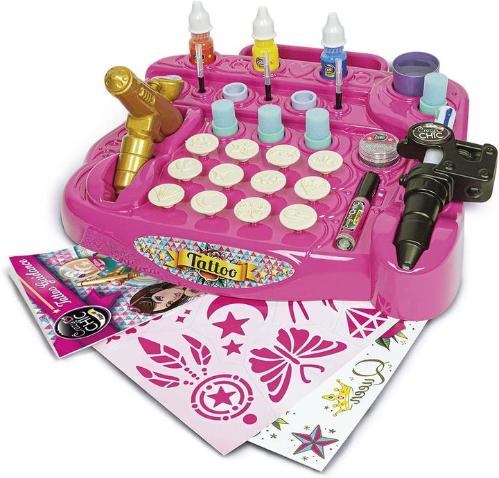 Immagine prodotto Clementoni Giocattolo creativo Crazy Chic tattoo studio - set regalo
