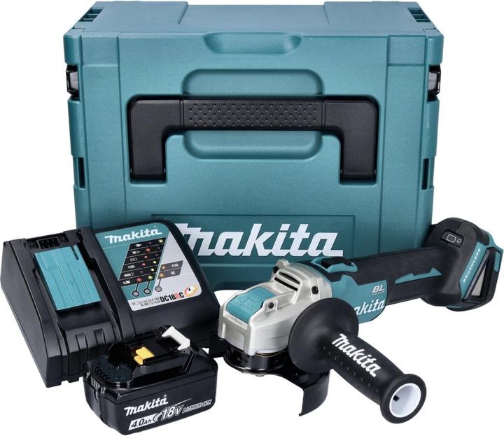 Produktbild Makita DGA 521 RM1X1J Akku Winkelschleifer 18 V 125 mm X-LOCK Brushless + 1x Akku 4,0 Ah + (125 mm)