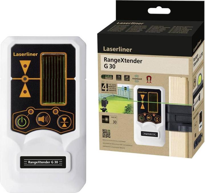 Produktbild Laserliner RangeXtender G 30 Laserempfänger für Linienlaser Reichweite (max.):