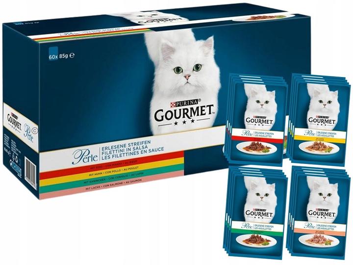 Immagine prodotto Gourmet Strisce squisite di perle (Senior, Adulto, 60 pz., 5100 g)