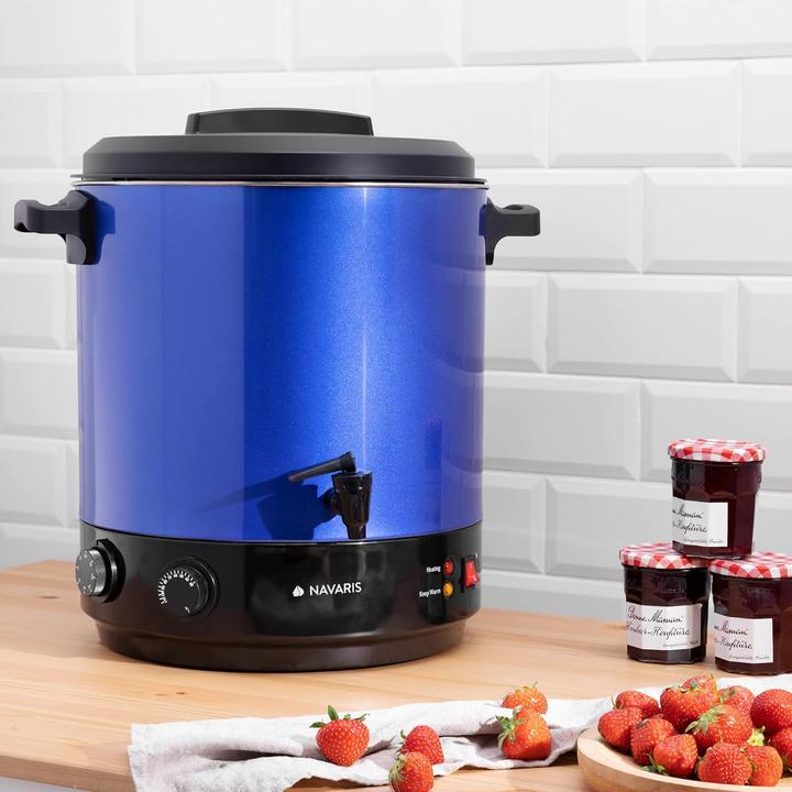 Image du produit Navaris Glühweinkocher mit Timer und Zapfhahn (27L)