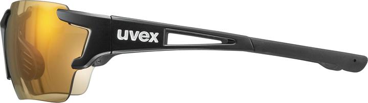 Actual product image Uvex Sports sportstyle 803 race CV V small (Black Mat, colorision variomatic - litemirror red)