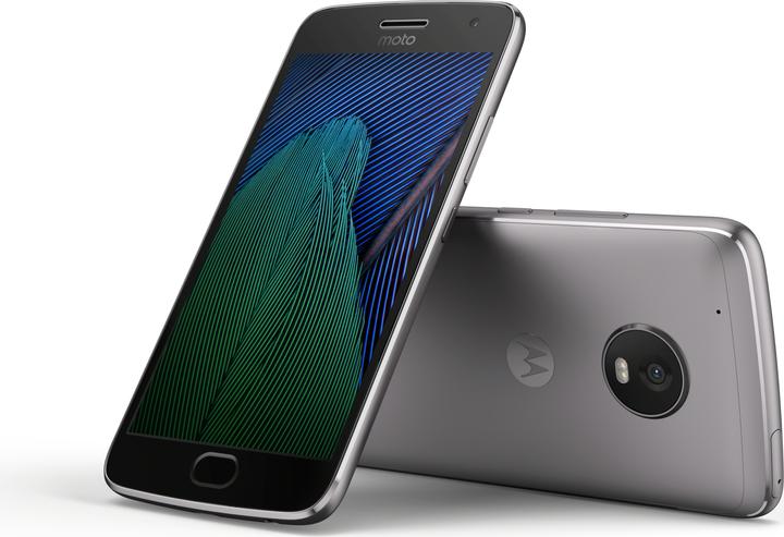 Actual product image Motorola Moto G5 Plus (32 GB, Lunar Gray., 5.20", Dual SIM + SD, 12 Mpx, 4G)